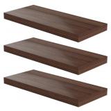 JPND FLOATING SHELF, SET OF 3 WALL SHELVES,