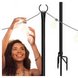 HOLIDAY STYLING 9FT OUTDOOR STRING LIGHT POLES,