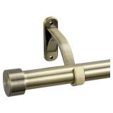 MAYRHYME 1-INCH DIAMETER CURTAIN ROD 72X144IN