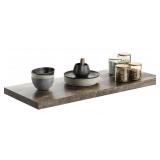 JPND WALL SHELF SET OF 1, NATURAL OAK FLOATING