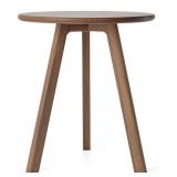 RAICO SCANDINAVIAN WALNUT WOOD FLOWER STOOL - 45