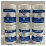 FUSION ANTISEPTIC WIPES, 6PCS, 100 WIPES EACH