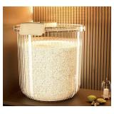 MXCELL LARGE FLOUR STORAGE BIN WITH LID 11x12IN