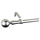 FURNISHLAND BRUSHED STEEL 48X84IN CURTAIN ROD