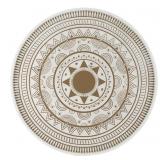 HANOBE ROUND DECORATIVE COFFEE TRAY,