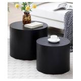 KEVINPLUSH NESTING TABLES 19x15IN 15x13IN LARGE