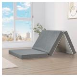 FOLDABLE MATTRESS,4 INCH TRI-FOLD FOAM MATTRESS