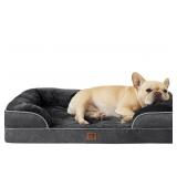 EHEYCIGA DARK GREY SM MEMORY FOAM DOG BED 30X20