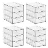 MDESIGN PLASTIC STACKABLE 3-DRAWER KITCHEN