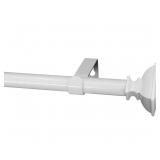 FURNISHLAND ADJUSTABLE WINDOW CURTAIN ROD 28-48IN