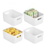 MDESIGN KITCHEN STORAGE BIN 12X16X6IN 4PCS