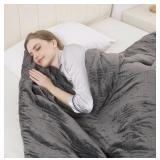 ZONLI WEIGHTED BLANKET KING SIZE 20LBS, 80IN X