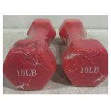 10LB DUMBBELLS 2 DUMBBELLS