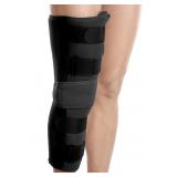 WONDERCARE BLACK XL KNEE IMMOBILIZER BRACE 19IN