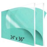 CALPALMY (2-PACK) 24 X 36IN CLEAR ACRYLIC SHEET