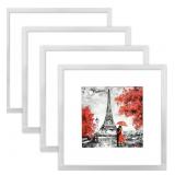 BEYAHELA 14X14IN SILVER PICTURE FRAMES , SET OF 4