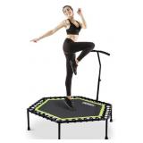 ONETWOFIT 48IN SILENT MINI TRAMPOLINE WITH