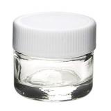 5ML GLASS CONCENTRATE SCREW TOP JARS 250PCS