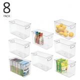 MDESIGN FOOD STORAGE BINS 12X6X8