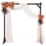 FOMCET 7.2FT WOODEN SQUARE ARCH, 7.2 X7.1FT,