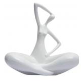 NENBOLEC YOGA SCULPTURE STATUE LADY FIGURINE