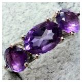 SILVER AMETHYST 1.8CT  RING