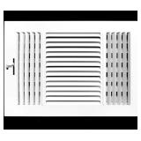 HVAC PREMIUM FLAT STAMP GRILLE 16x6IN