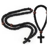 QUELAY 2 PCS HANDMADE CHRISTIAN 100 KNOT PRAYER