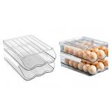 EGG STORAGE FOR FRIDGE, 2023 LATEST MODEL AUTO