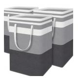 TOTETASTIC 75L LAUNDRY BASKET, GRADIENT GREY, SET