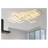 BECAILYER 71W MODERN DIMMABLE FLUSH MOUNT CEILING