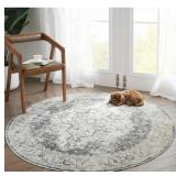 JINCHAN ROUND RUG 7FT WASHABLE/NONSLIP