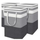 TOTETASTIC 3PK 75L LAUNDRY BASKETS ,