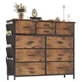 MEXIN WIDE DRESSER WITH 10 LARGE DRAWERS 11.8 X