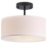 BARGENI SEMI FLUSH MOUNT CEILING LIGHT,13 INCH X