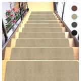 JAYFAN NON-SLIP SELF ADHESIVE STAIR TREADS, 27.6