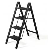 BOWEITI 4-STEP LADDER, 16.7 X 32.76 X 45.63IN