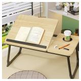 LAPTOP DESK FOR BED, ADJUSTABLE LAPTOP STAND WITH