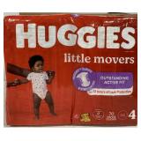 HUGGIES LION KING  LITTLE MOVERS DIAPERS SZ4