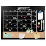 BOARD2BY 24x36IN MAGNETIC CHALKBOARD CALENDAR