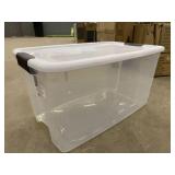 STERILITE ULTRA LATCH 66L STORAGE BIN CLEAR