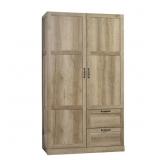 SAUDER 2 DRAWER 2 DOOR WARDROBE / STORAGE CABINET