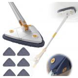 TRIANGULAR TWIST MOP W/6 REUSABLE PADS