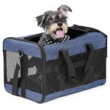 CONLUN BLUE PET CARRIER, 20X12X12IN, FOR PETS UP