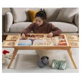 TEAKMAMA 1500PCS WOODEN PUZZLE BOARD, 34 X 26.3IN