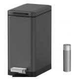 MBILLION STEP TRASH CAN 10 LITER 2.6 GALLON SLIM