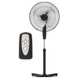 CRAIG 16 INCH OSCILLATING STAND FAN WITH REMOTE