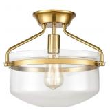 YUBOLE CLEAR GLASS CEILING LIGHT 23.4x11.6IN