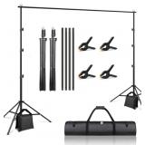 BACKDROP STAND KIT, 3X3M/10X10FT ADJUSTABLE