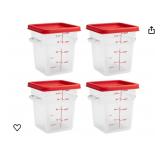 4QT FOOD STORAGE CONTAINERS 4PCS